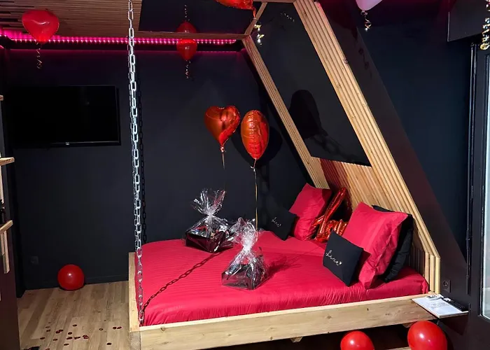 Apartman Romantique Pres De La Avec Jacuzzi - Dark *